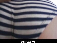 Bald Vagina Teenie Step Sister Megan Sage Surprises Her Brother