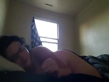 Horny Pregnant Lady In Glasses Early Morning Pillow Hump And Climax