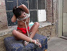 Stunning Slave Girl Cindy Shine Gets A Ball Gag To Keep Her Silent