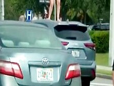 Naked Girl On Car
