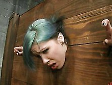 Hanging And Trapped In Pillory Babes Getting Fucked In Bdsm Vid