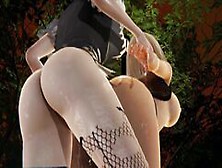 [3Dhentai] Android 18 Dominated By 2B With Surprise Ending [Futa, Dbz, Nier Automata]