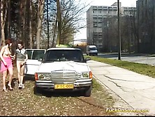 Taxi Diver Fucks Teen Anal In Public