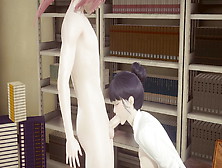 Hentai Uncensored - Shoko Hardsex In A Library