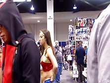 Straight – Candid Hoy Wonder Woman Cosplay Girl Perfect Booty In Tight…