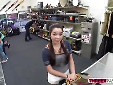Beautiful And Sexy College Teen Gets Banged Hard At The Pawnshop