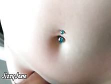 Nasty Sweetheart With A Navel Piercing Lets A Ally Cum In Her Pants After Jerking Off