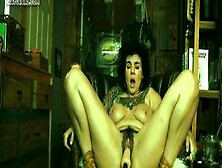 Hairy Pussy Babe Fucked By Machine. Mp4