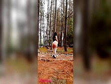 Hot Mom Showing Big Ass In Forest For Stepson