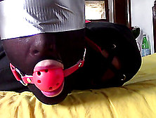 Slave Girl With A Ball-Gag Gets Tied Up And Tortured By Her Hubby