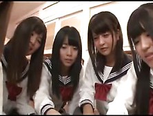 Pretty Japanese School Girls