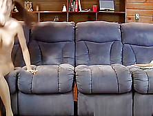 The Lelu Twins Double Vision Mutual Masturbating On The Couch