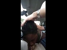 Black Slut Car Blow Job