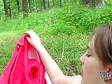 Cream-Pie In Fresh Snatch On A Picnic In The Woods 12 Min With Vira Gold