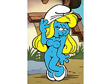 Smurfette Cum Tribute 2