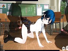 3D Hentai Schoolgirl Loves To Fuck With Two Guys During Break