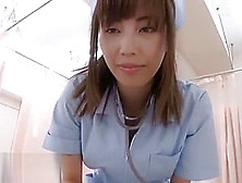 Japanese Beautiful Nurse In Pantyhose Loves To Help
