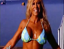 Wwe Diva Terri Runnels Bikini Photoshoot W/ Nip Slip