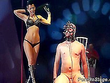 Extreme Fetish Show On Stage