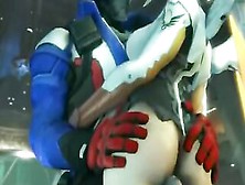Mercy And Overwatch Heroes Taking Big Cock And Cum