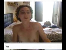 Italian Young Couple On Chatroulette