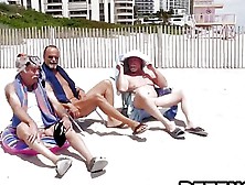 Senior Cocks Expert In Picking Up Pretty Teens Hunting Beach Bab