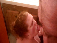 My Fat Woman Strawberry Blonde Ex Oral Sex And Cum-Shot