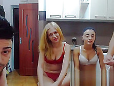 Two Couples From Fuckbookly. Com Going Crazy On Webcam