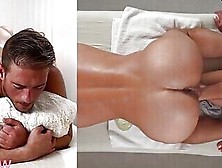 Eating Butt & Milking On The Massage Table - Kate Marley
