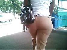 Tan Pants Booty Ass Butt