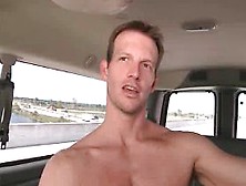 Hot Muscled Dude Goes Gay In The Boys Bus
