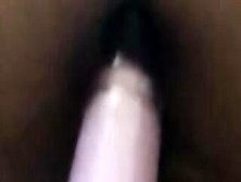 Butthole Stuffed With Machine Anal Toy