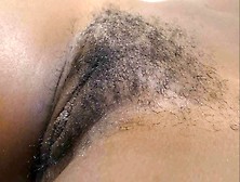 Beautiful Short-Haired Black Pussy Creampied