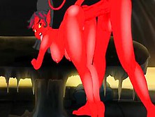 From Behind (Succubus Cartoon)