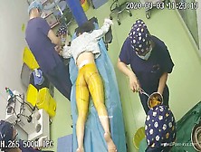 Peeping Hospital Patient. ***