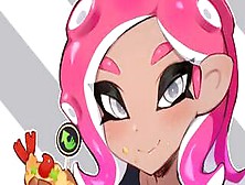 Agent 8 Invites You Over For Some "fun" (Splatoon Octoling Joi Challenge,  2 Cumpoints!)