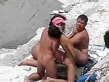 Foursome On The Beach