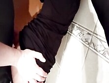 Making Out Into The Toilet,  Head,  Cum On Dress