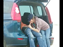 Caught Blowing Lover In Car