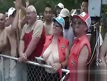 Naughty Amateur Girls Exposing Their Tits In Public