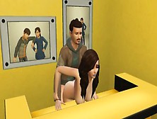 Sims 4: Brother Fucks Sister In Basement