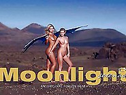 Two Naked Blondes Jenni Gregg And Heather Lightspeed Are Naked In The Hot Desert