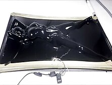 Pvc Vacbed Orgasm With Toy And E-Stim