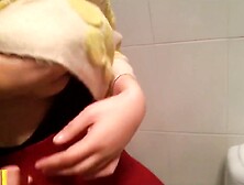 Student 18+ And Health Teacher Make Love In The Toilet