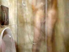 Standing Doggy Style Sex Into Shower.  Point Of View Standing Boned With Thin