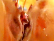 Closeup Shots Of Me Fingering My Soaked Twat And Squirting