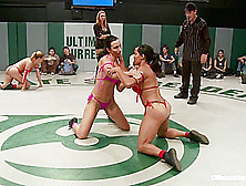 July Tag Team: Rd 1- 4 Sexy Wrestlers Battle For Dominance And Control - Publicdisgrace