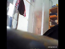 Mom's Hairy Cunt Filmed With Spy Camera