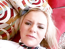 Bree Olson Is A Very Sexy Blonde Haired Teen,  Who Youll Find Sitting