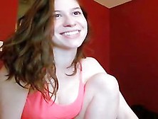 Sucking A Fat Dildo On Webcam